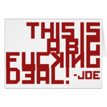 Big Deal Biden Greeting Cards
