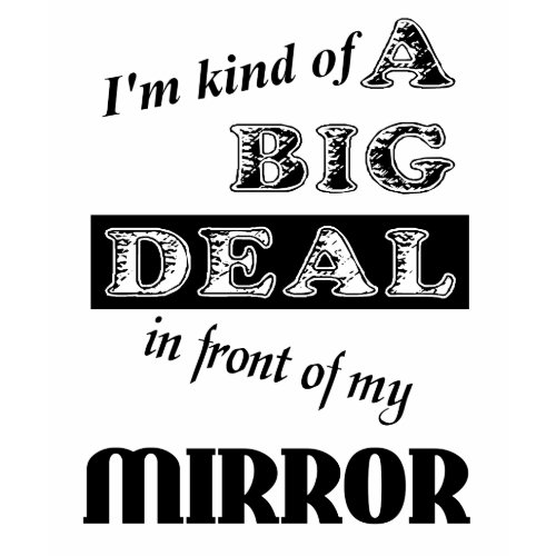 Big Deal Mirror Funny Shirt Humor shirt