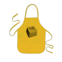 Big delete key aprons