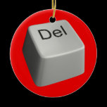 Big delete key ornaments