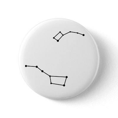 Big Dipper and Little Dipper Button by asterism