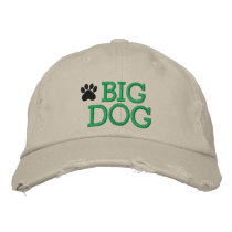 Big Dog Cap by SRF embroidered hats by sharonrhea Big Dog Cap by SRF embroidered hats