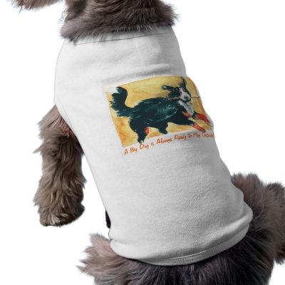 Big-Dog Dog Shirt by michaeldeanpaintings