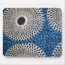 Big Dot circle African Print  Mouse pad
