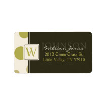 Big Dots Address Label