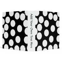 Big Dots in Black and White. Binders