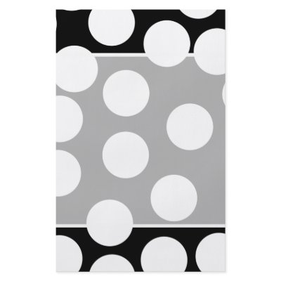 Big Dots in Black and White. Custom Flyer by Graphics_By_Metarla