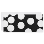 Big Dots in Black and White. Rack Card Template