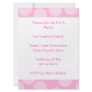 Big Dots Pattern. Pale Pink and Candy Pink. Personalized Invitations