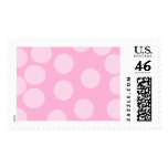 Big Dots Pattern. Pale Pink and Candy Pink. Stamp