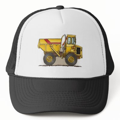 Big Dump Truck Hat by justconstruction