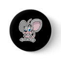 big eared cute grey mouse buttons by doonidesignsanimals big eared cute grey mouse buttons
