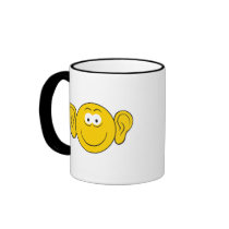 Big Ears Smiley Face mugs by doonidesigns Big Ears Smiley Face mugs