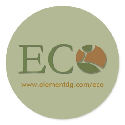 big eco sitcker - Customized Stickers by matthewelement