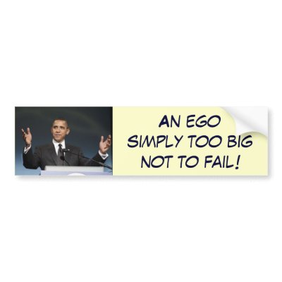 Big ego bumper sticker by Joesproducts126