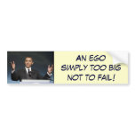 Big ego bumper sticker