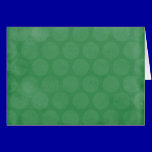 BIG ELFIN GREEN GRASS POLKADOTS CIRCLES POLKA DOTS cards