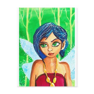 BIG EYE FAIRY postcard