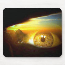 Big Eye Mousepad by hsonkin Big Eye Mousepad