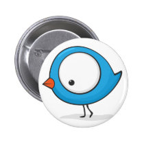 Big-eyed bird buttons