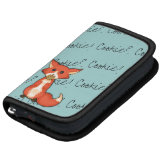 Big Eyed Fox Eating A Cookie Folio Planners