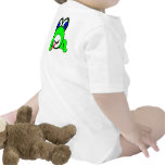 Big Eyed Green Frog Baby Bodysuit