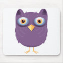 big eyed owl mousepads