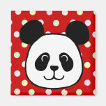 Big Face Panda Cartoon Refrigerator Magnets