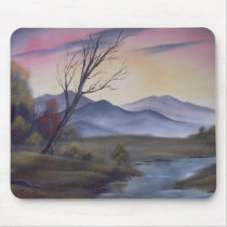 Big Fall Mountains Mousepad by twincoveart Big Fall Mountains Mousepad