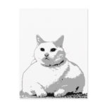Big Fat Cat Postcard