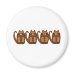 big fat cat rufus fridge magnet