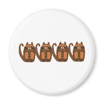 big fat cat rufus magnets