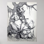 "BIG FAT DEVIL FIDDLIN" PRINT