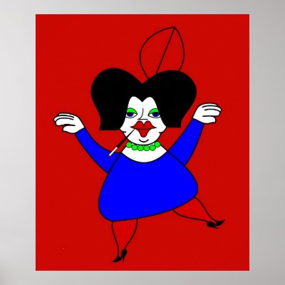 Big Fat Woman Posters by lonvig