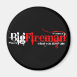 Big Fireman Fridge Magnets