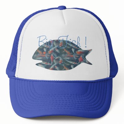 BIG FISH ! by SHARON SHARPE Trucker Hats by sharonsharpe