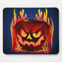 Big Flaming Pumpkin_Mousepad