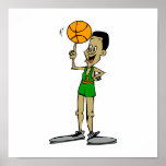 Big foot basketball player posters