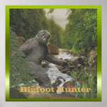 Big foot hunter poster