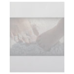 Big Foot Little Foot at the Beach Florida gulf Custom Letterhead