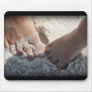 Big Foot Little Foot at the Beach Florida gulf Mouse Pad