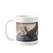 Big Foot Little Foot at the Beach Florida gulf Mugs