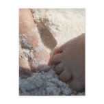 Big Foot Little Foot at the Beach Florida gulf Post Cards