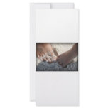 Big Foot Little Foot at the Beach Florida gulf Custom Rack Card