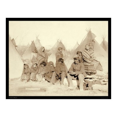 Big Foot Miniconjou Indian Camp SD 1891 Posters by lc_grabill