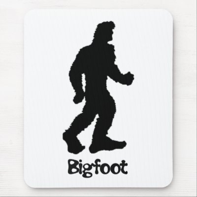 Big Foot Mousepad by mythtastic