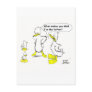 Big foot postcard