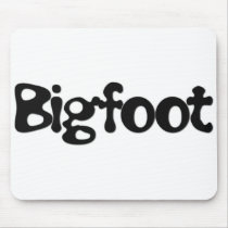 Big Foot Text mousepads