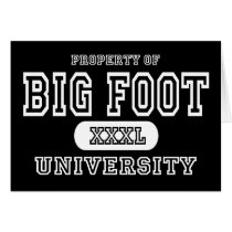 Big Foot University Dark cards