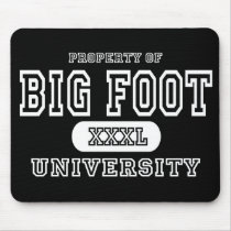 Big Foot University Dark mousepads